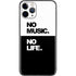 No Music No Life iPhone 11 Pro Skin